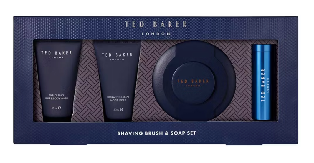 Ted Baker Shaving Brush & Soap Set
