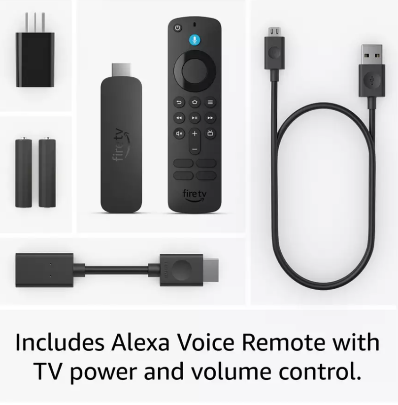 Amazon Fire TV Stick 4K 2024 with Alexa Voice Remote