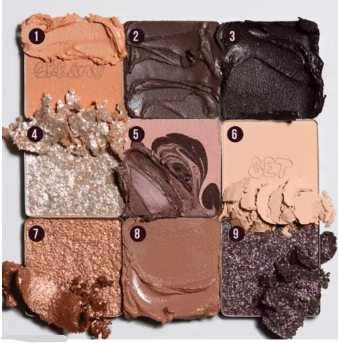 Huda Beauty Creamy Obsessions Eyeshadow Palette 8.22g - Shade : Neutral Brown Creamy