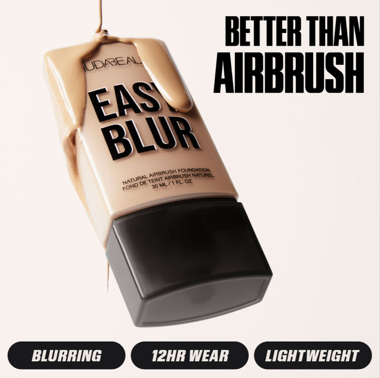 Huda Beauty Easy Blur Natural Airbrush Foundation 30ml - Shade : Angel Food 110N