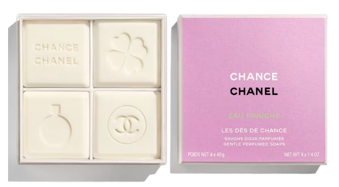 Chanel Chance Eau Fraiche Gentle Perfumed Soaps - 4x40g