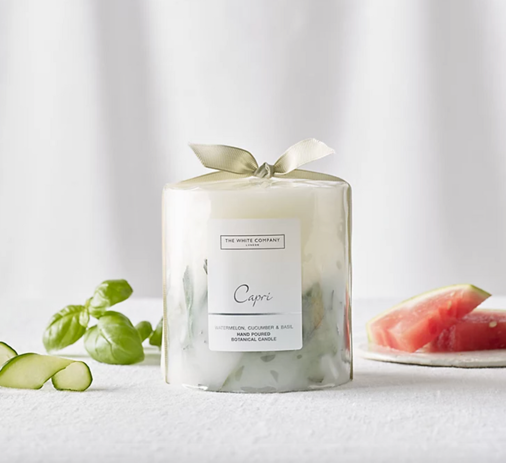 The White Company Capri Botanical Candle Medium 725g