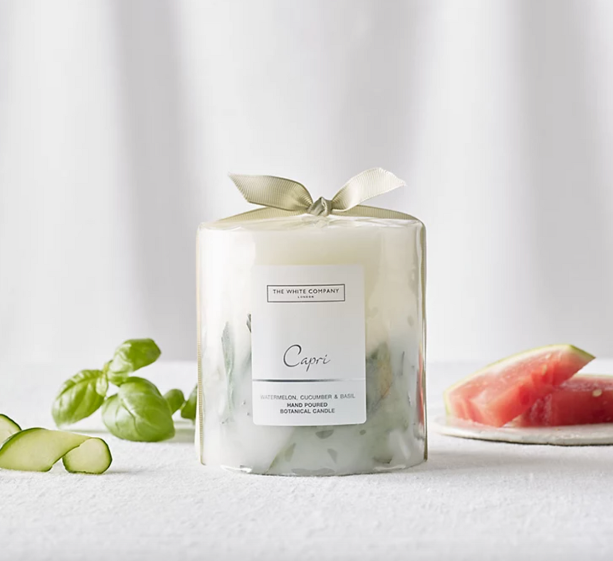 The White Company Capri Botanical Candle Medium 725g