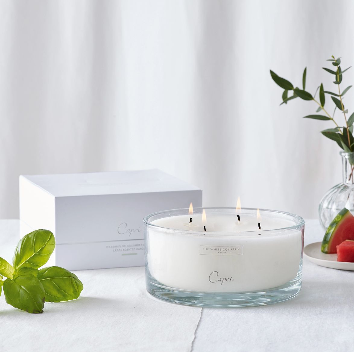 The White Company Capri Large Scented Candle 710g