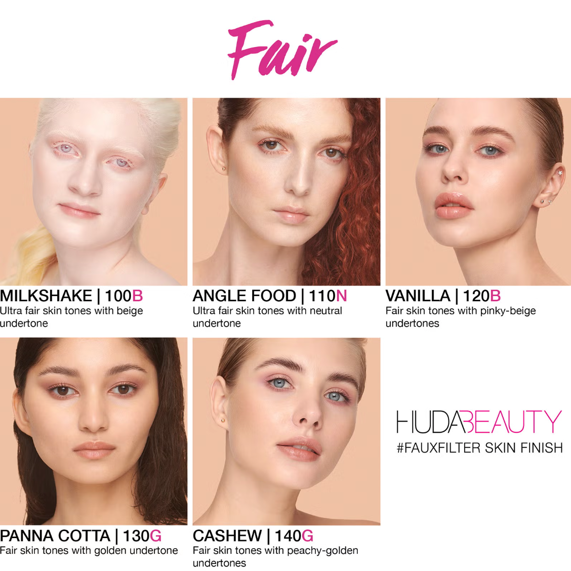 Huda Beauty #FauxFilter Luminous Matte Liquid Foundation 35ml - Shade: Panna Cotta 130G