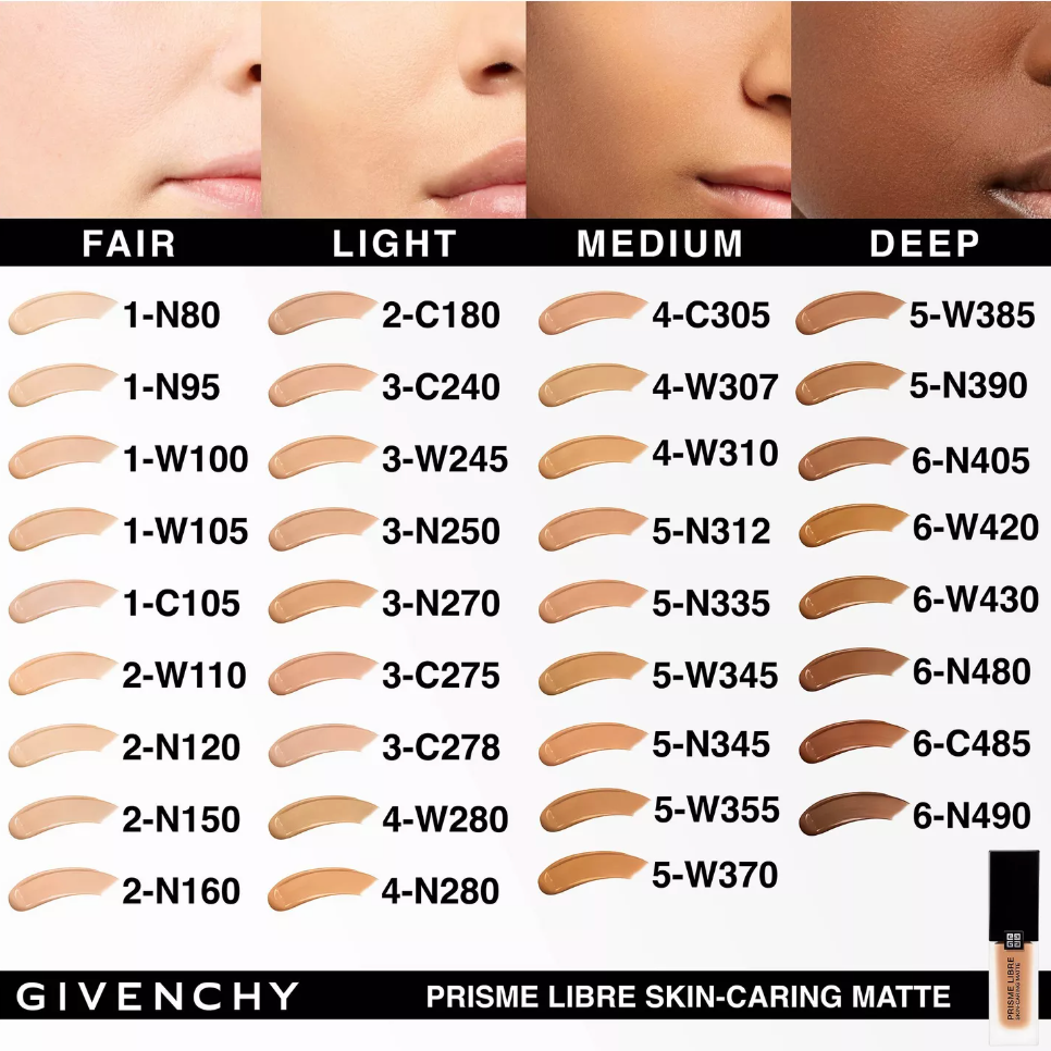 Givenchy Prisme Libre Skin-Caring Matte Foundation 30ml - Shade: 2-W110