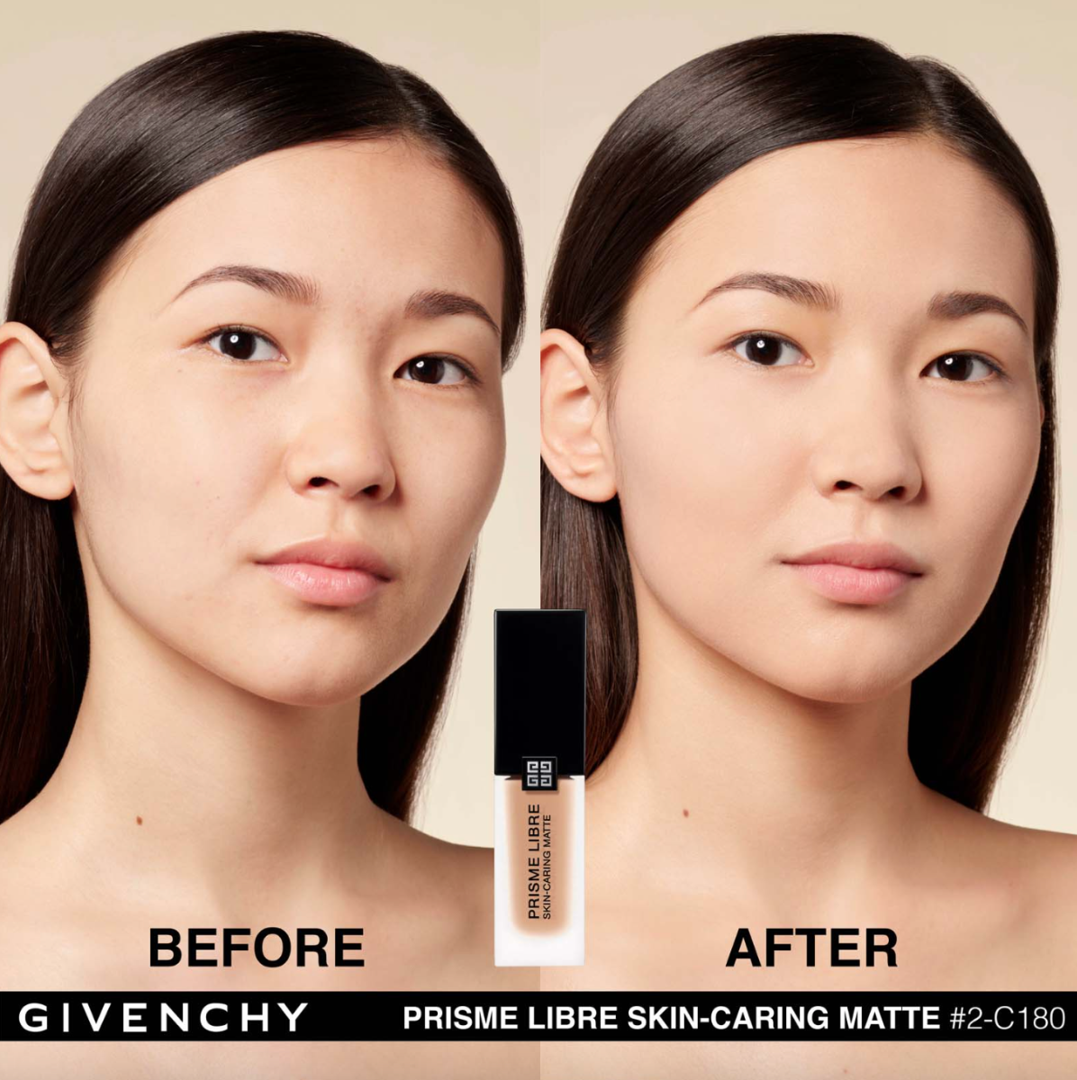 Givenchy Prisme Libre Skin-Caring Matte Foundation 30ml - Shade: 2-C180