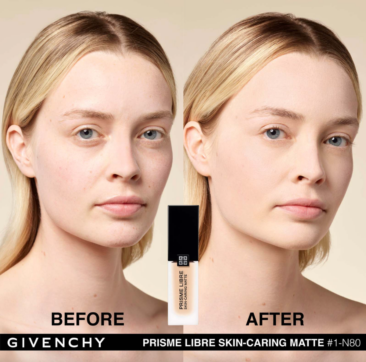 Givenchy Prisme Libre Skin-Caring Matte Foundation 30ml - Shade: 1-N80