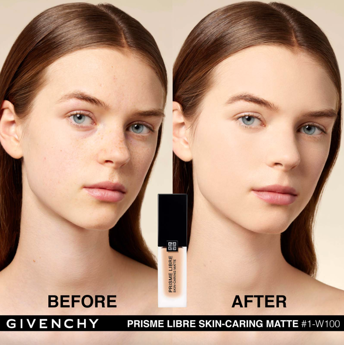 Givenchy Prisme Libre Skin-Caring Matte Foundation 30ml - Shade: 1-W100
