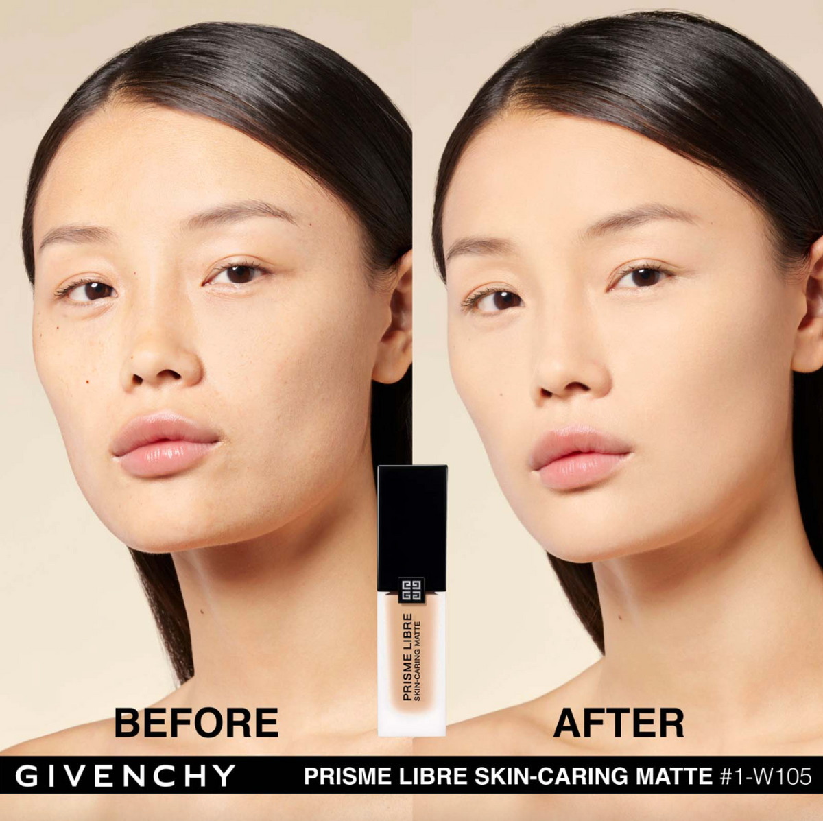 Givenchy Prisme Libre Skin-Caring Matte Foundation 30ml - Shade: 1-W105