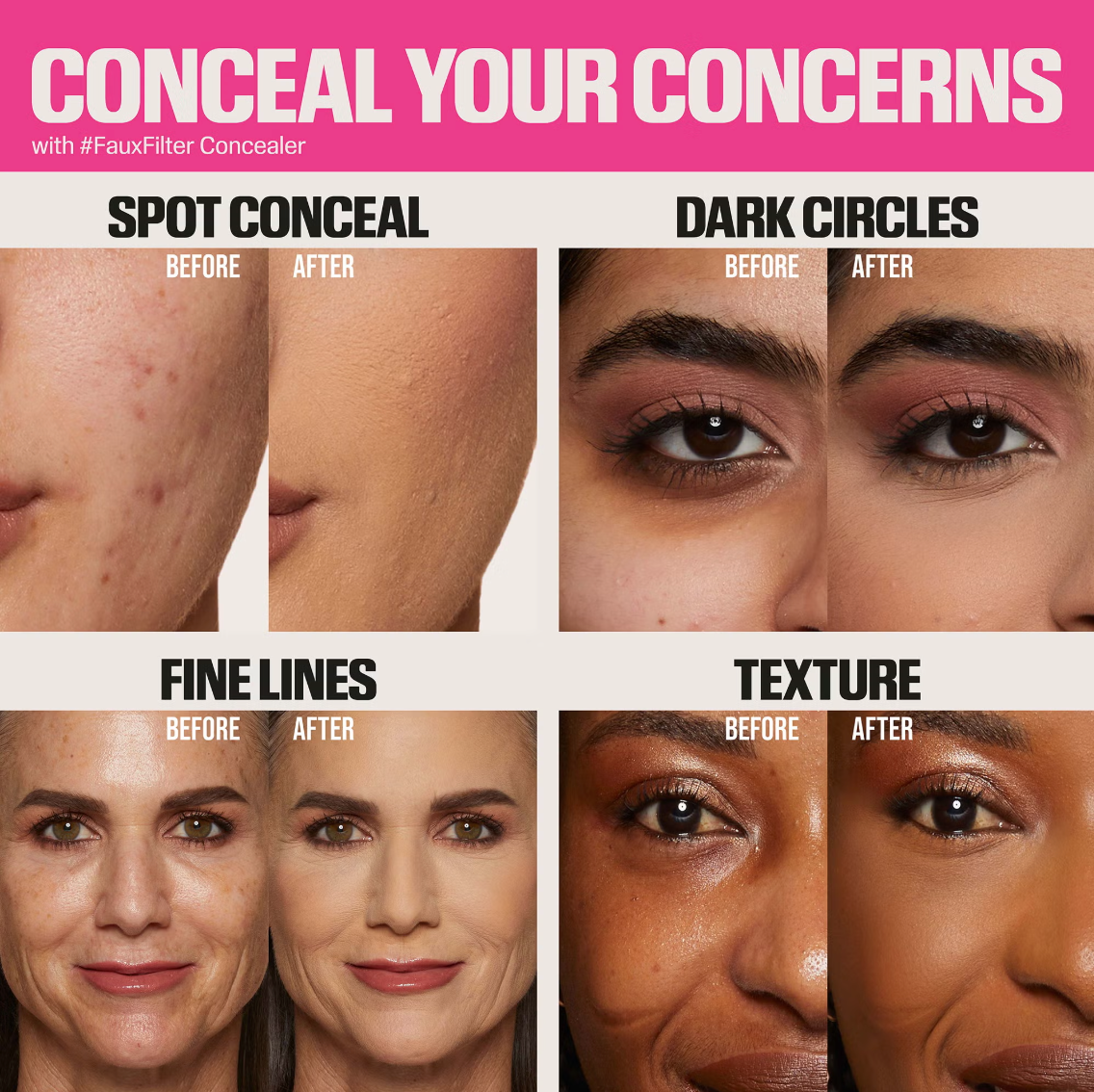 Huda Beauty #Fauxfilter Luminous Matte Liquid Concealer 9ml - Shade: 5.3G Toasted Almond