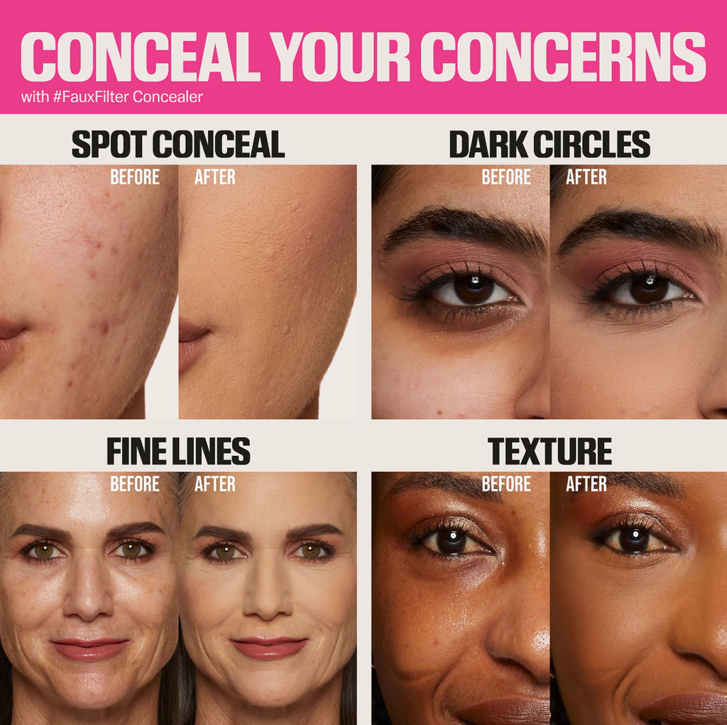 Huda Beauty #Fauxfilter Luminous Matte Liquid Concealer 9ml - Shade: 4.5G Granola
