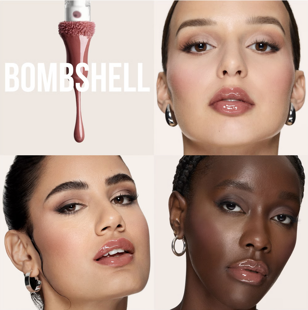 Huda Beauty Faux Filler Extra Shine Lip Gloss 3.9ml - Shade: Bombshell