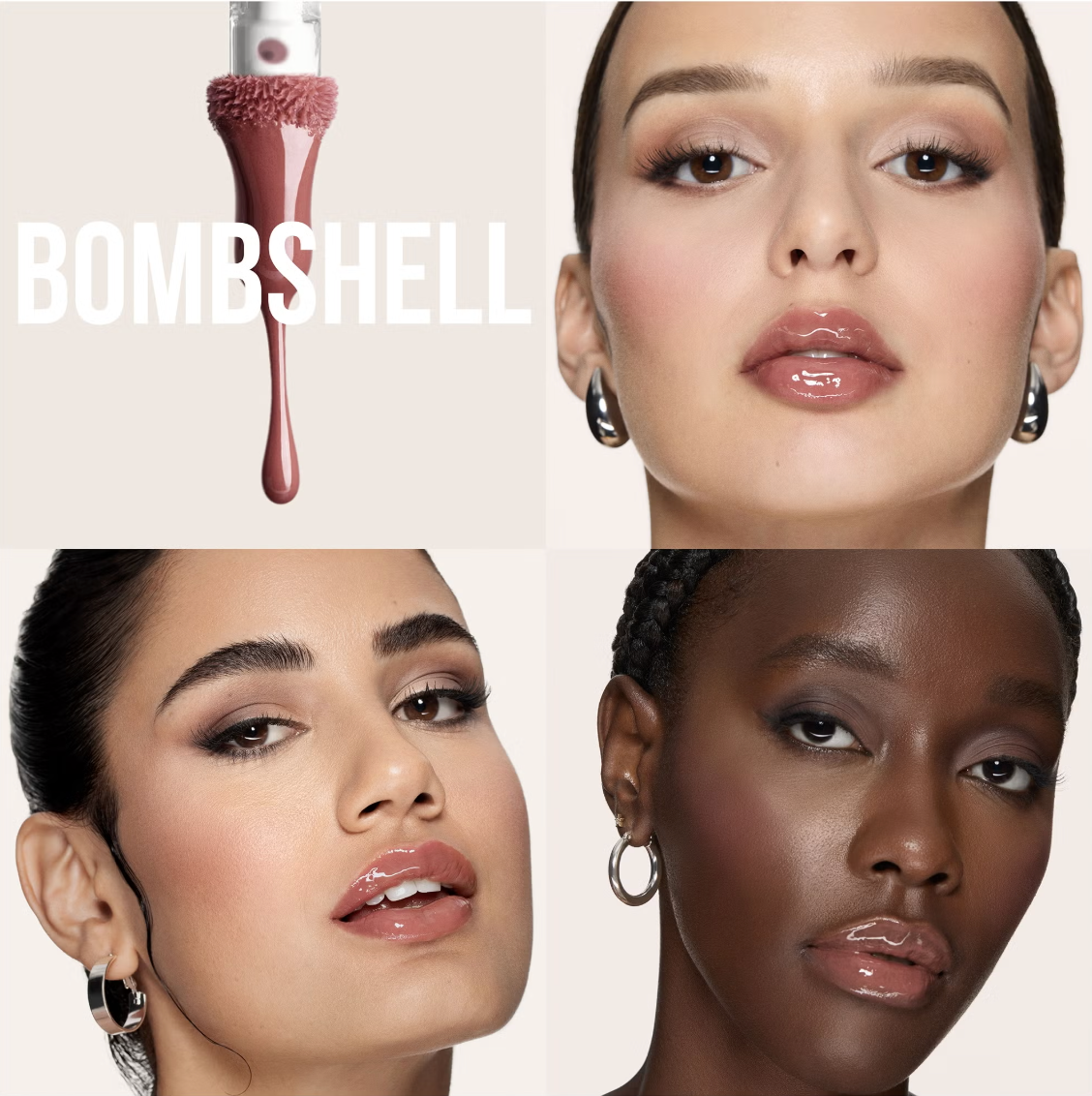 Huda Beauty Faux Filler Extra Shine Lip Gloss 3.9ml - Shade: Bombshell