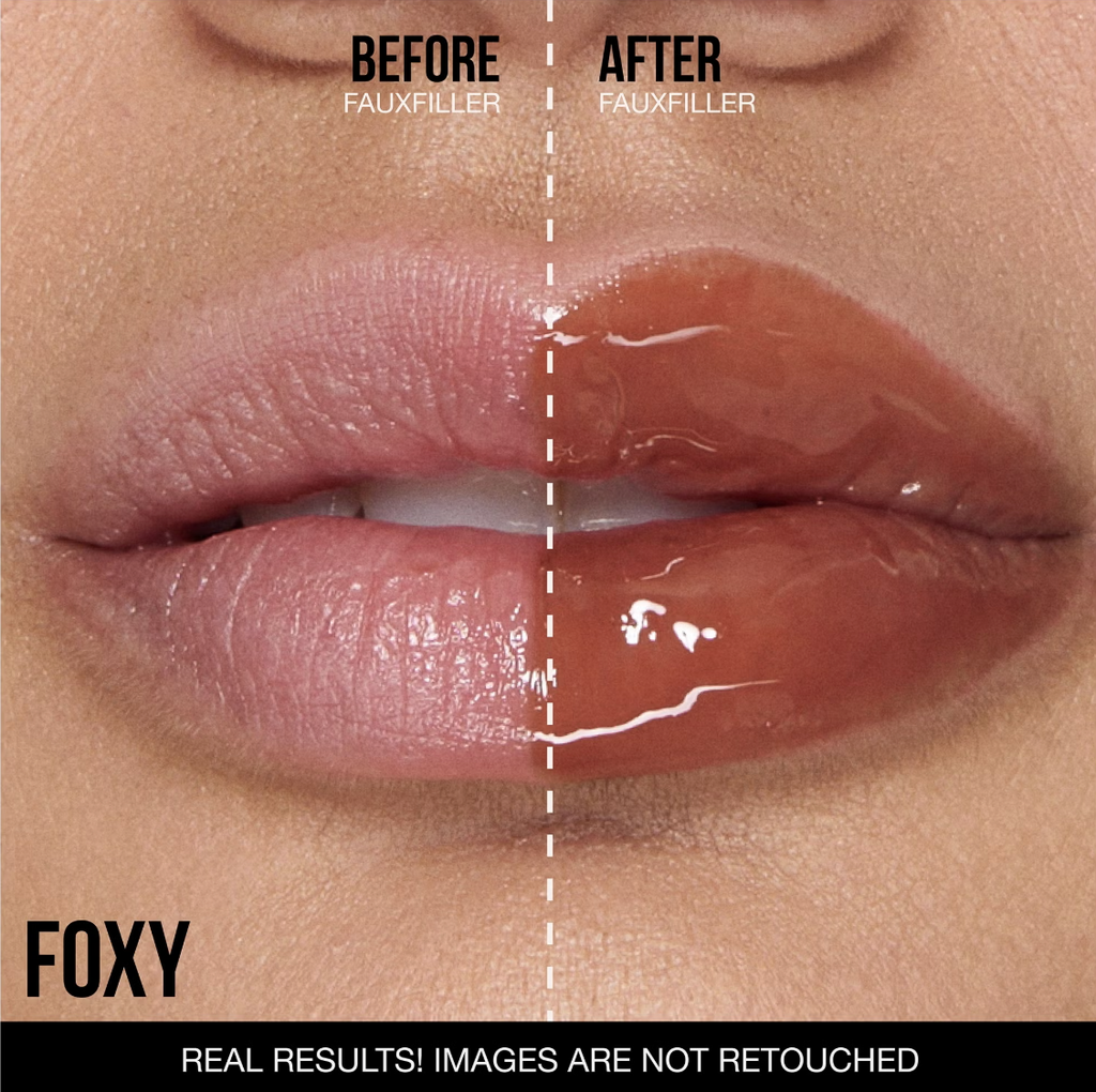 Huda Beauty Faux Filler Extra Shine Lip Gloss 3.9ml - Shade: Foxy
