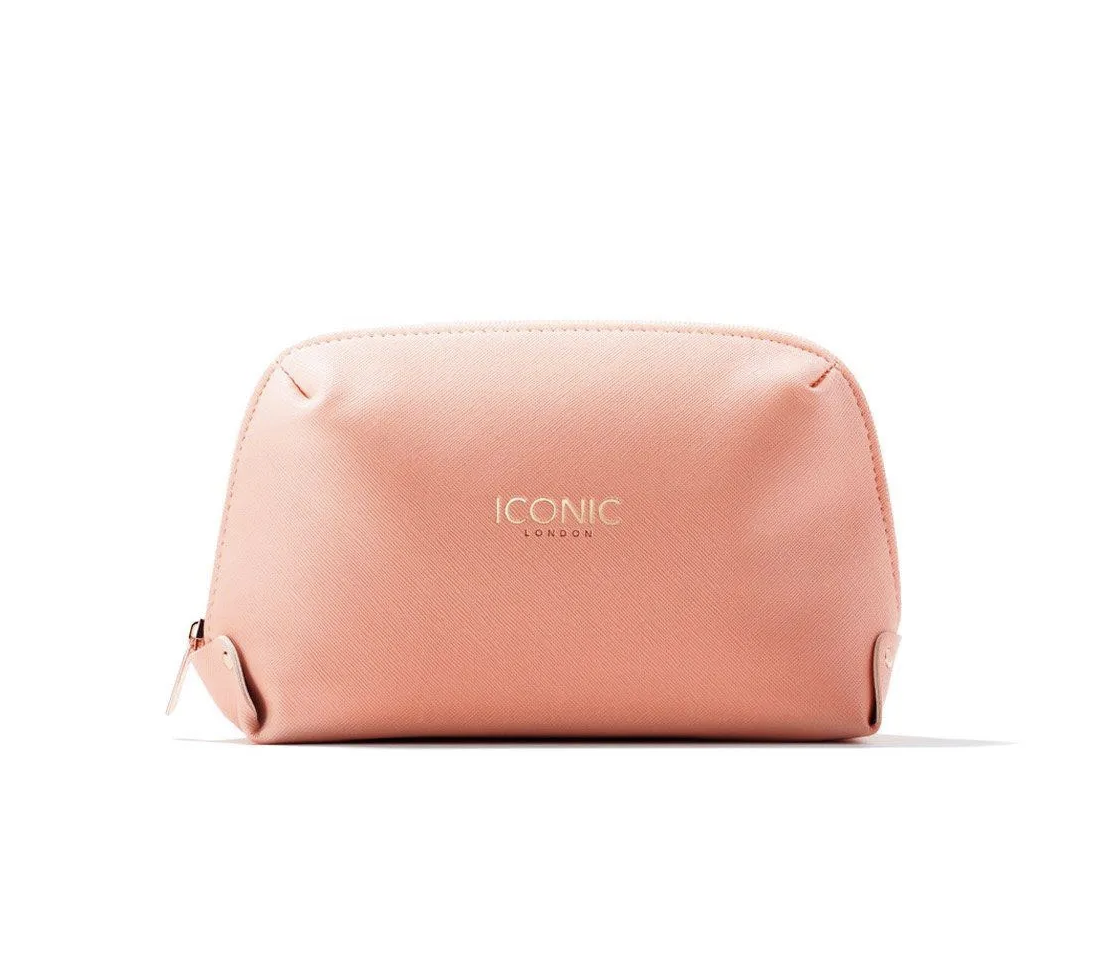 Iconic London Medium Cosmetic Bag - Pink