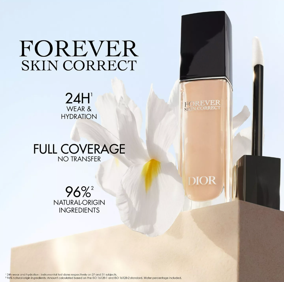 Dior Forever Skin Correct Full-Coverage Concealer - 24h Hydration and Wear 11ml - Shade: 3CR Cool Rosy