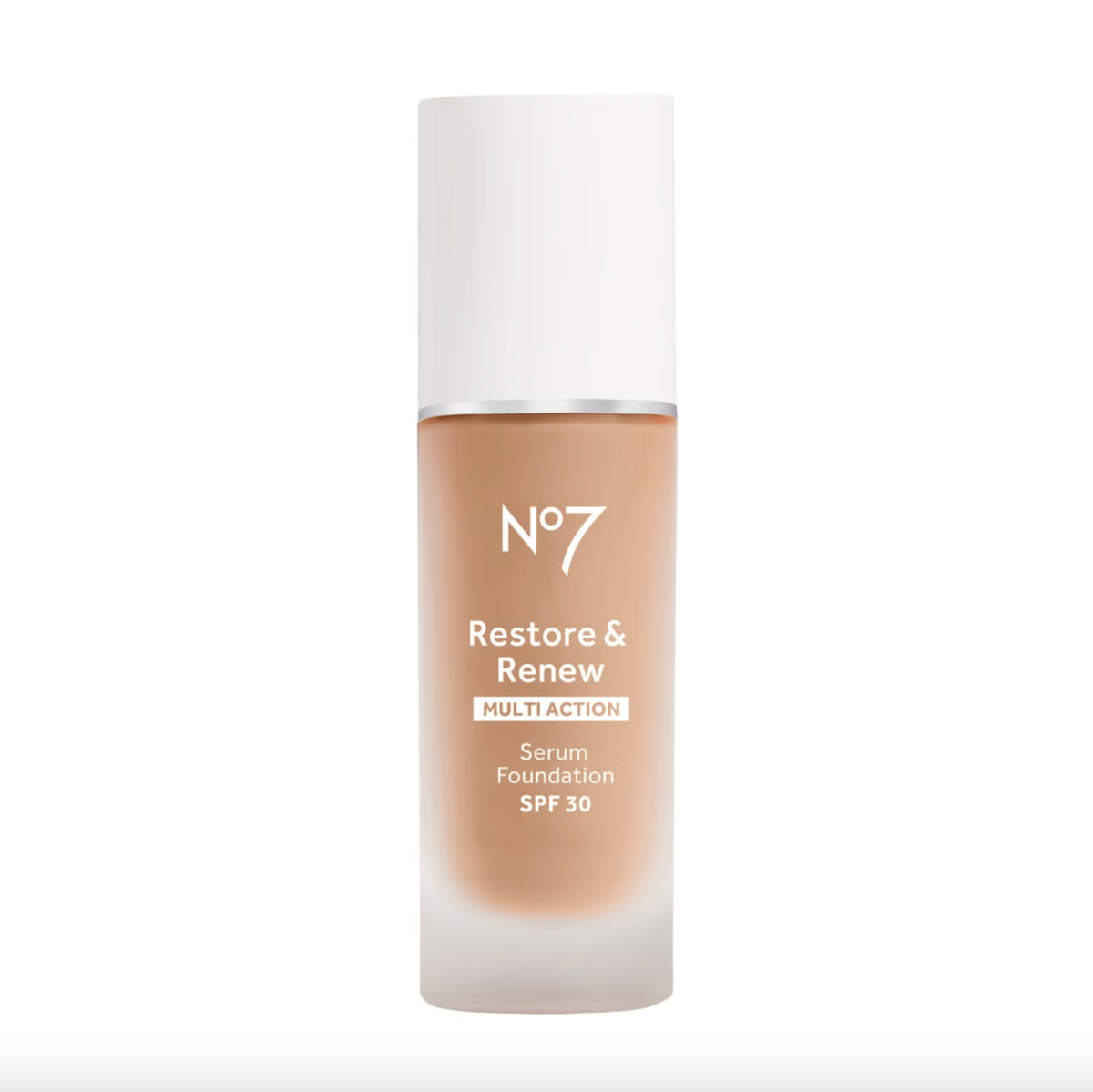 No7 Restore & Renew Multi Action Serum Foundation SPF30 30ml - Shade: Warm Beige