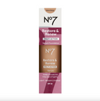 No7 Restore & Renew Multi Action Serum Foundation SPF30 30ml - Shade: Warm Beige