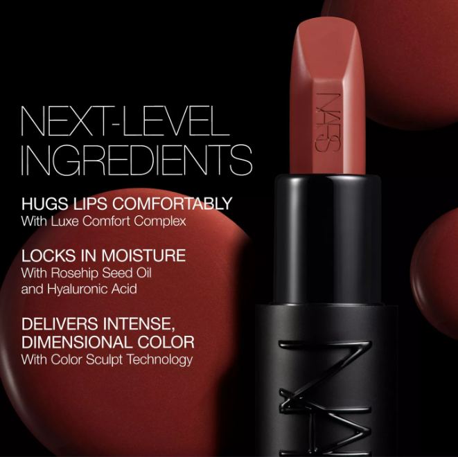Nars Explicit Lipstick Refillable Rechargeable 3.8g - Shade : Excess 806