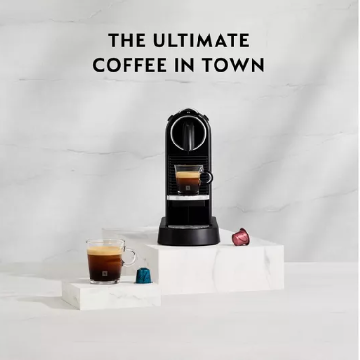 Nespresso by De'Longhi CitiZ Pod Coffee Machine - White