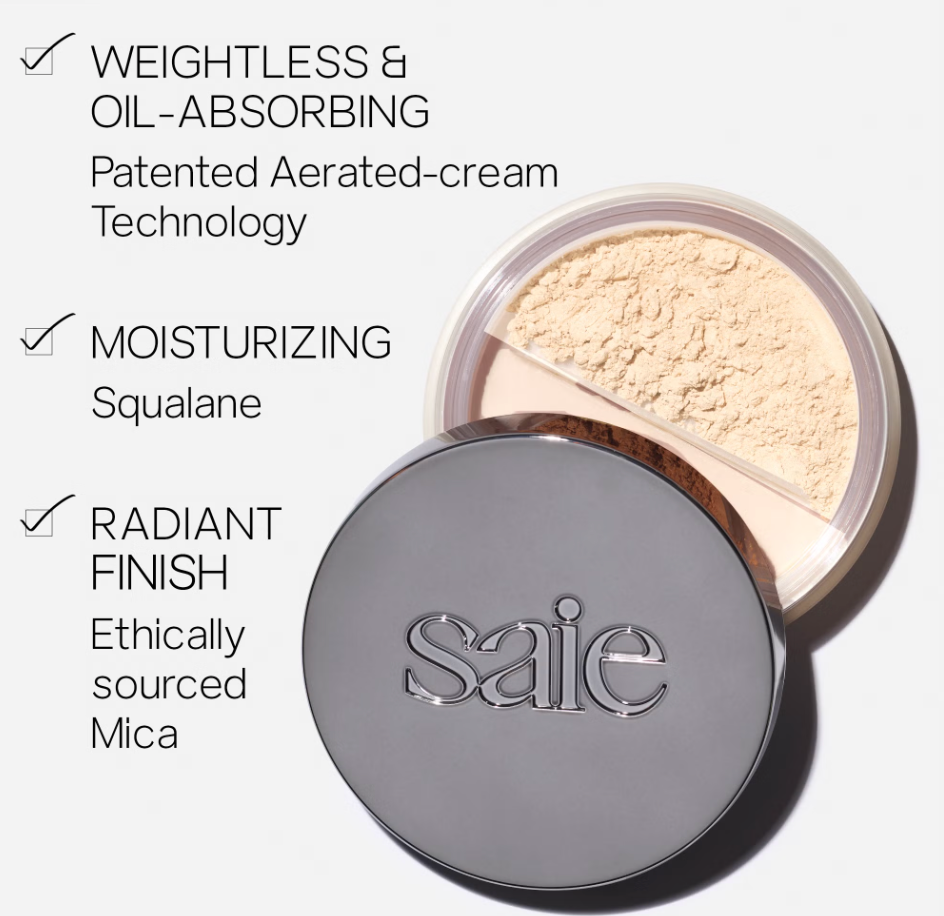 Saie Airset Radiant Loose Setting Powder 4g - Shade: Deep