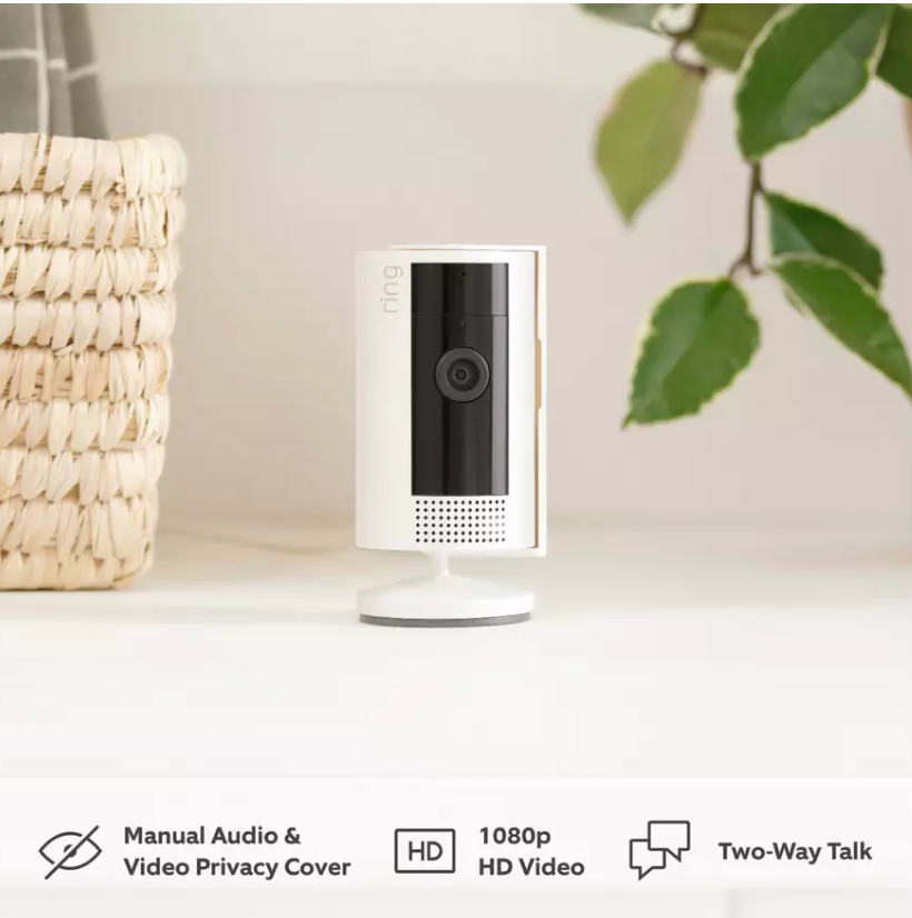 Ring Indoor Camera (2nd Gen) – White Security Camera