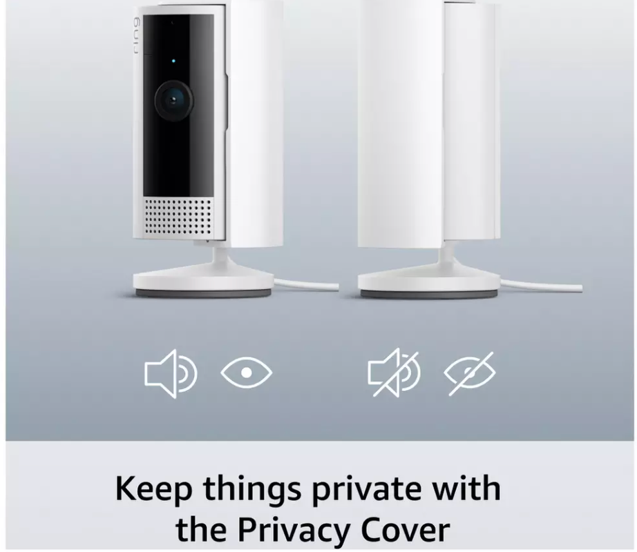 Ring Indoor Camera (2nd Gen) – White Security Camera