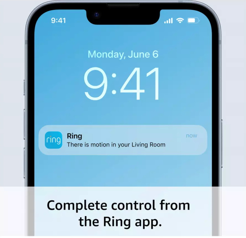Ring Indoor Camera (2nd Gen) – White Security Camera