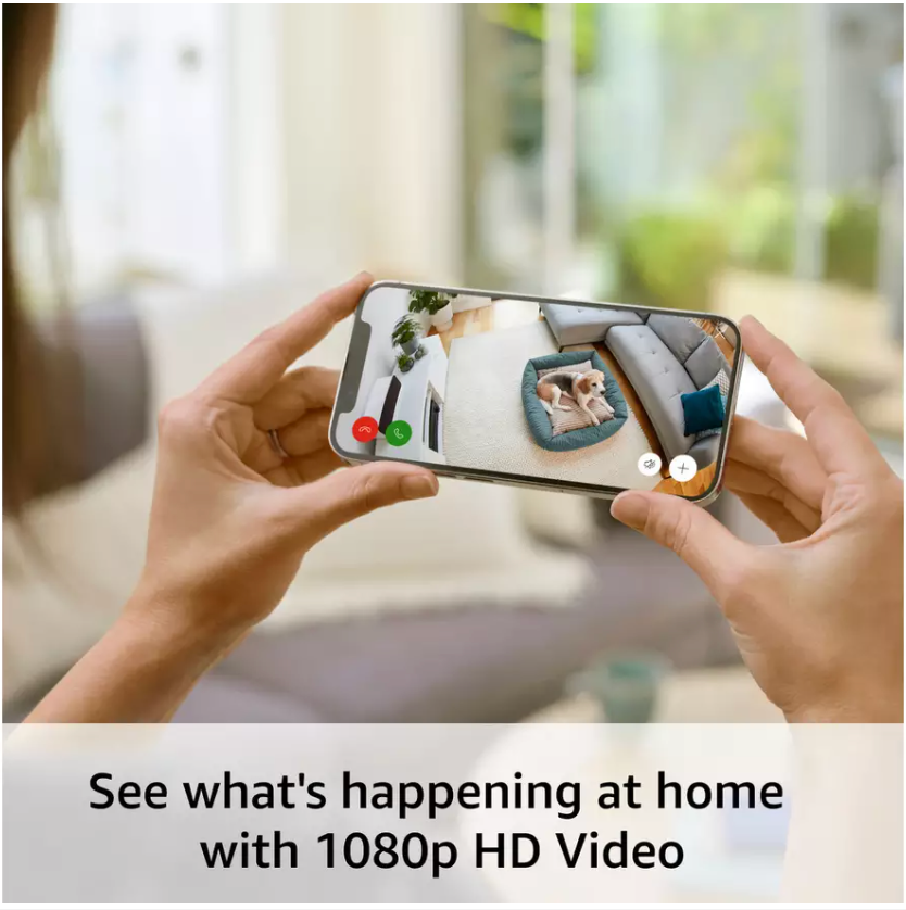 Ring Indoor Camera (2nd Gen)- Black Security Camera