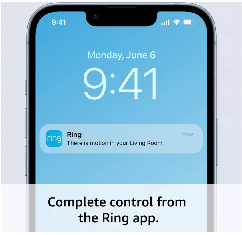 Ring Indoor Camera (2nd Gen)- Black Security Camera