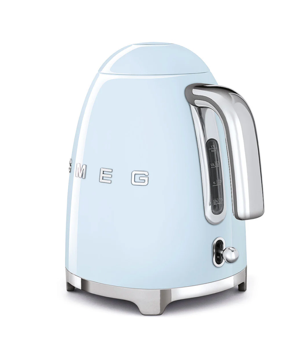 SMEG 50's Style Electric Kettle, Pastel Blue