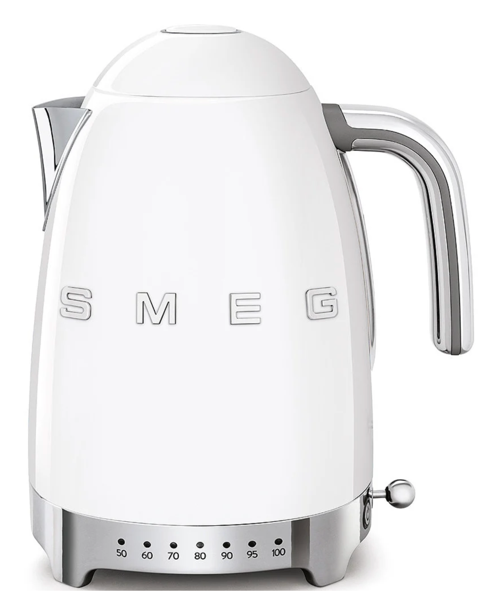 SMEG 50's Style Variable Temperature Kettle, White