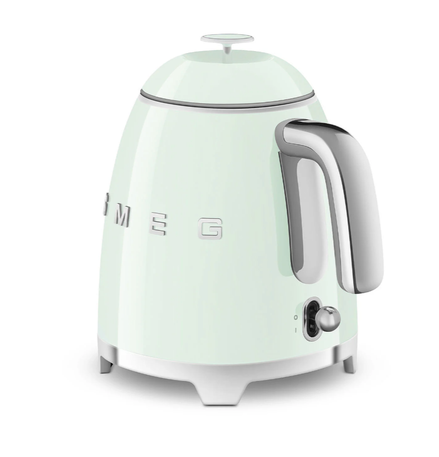SMEG 50's Style Mini Electric Kettle, Pastel Green