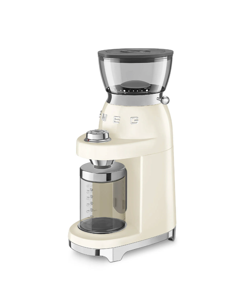 SMEG 50's Style Electric Coffee Grinder, Cream