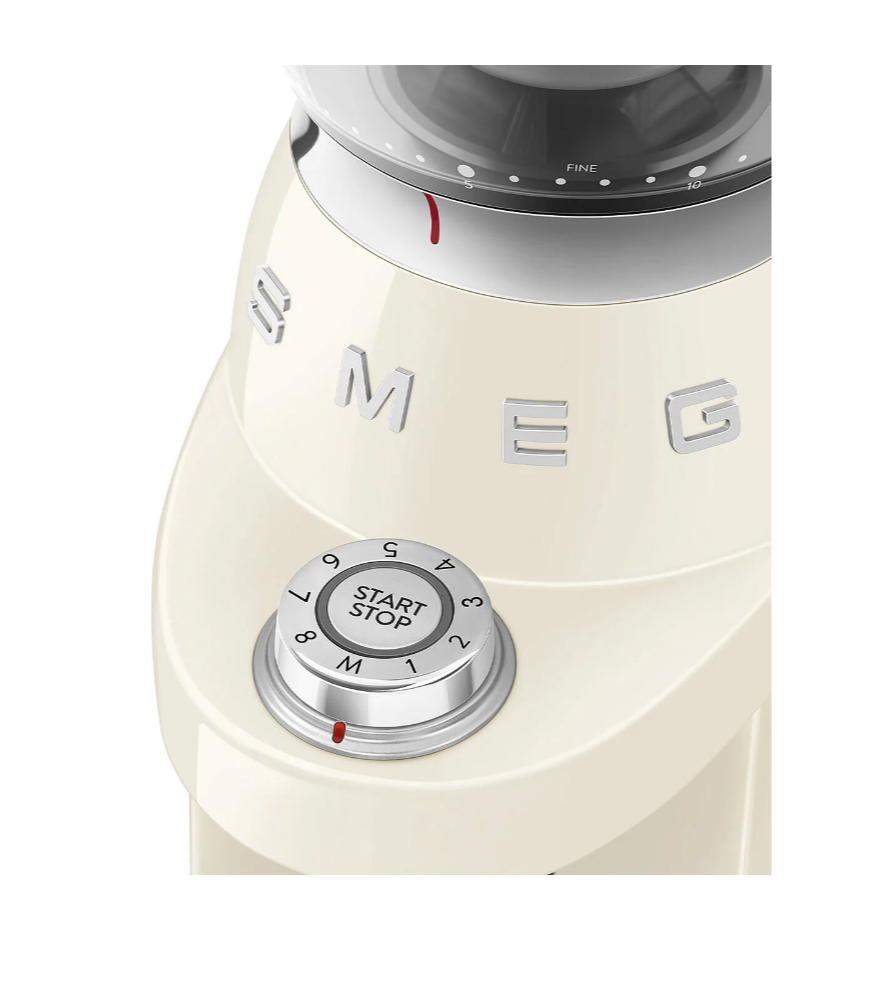 SMEG 50's Style Electric Coffee Grinder, Cream
