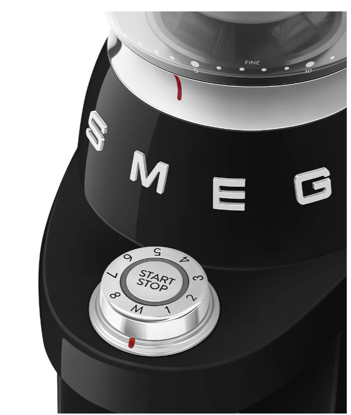 SMEG 50's Style Electric Coffee Grinder, Black