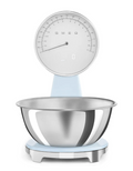 SMEG 50's Style Analogue and digital Kitchen Scale Pastel Blue