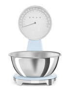 SMEG 50's Style Analogue and digital Kitchen Scale Pastel Blue