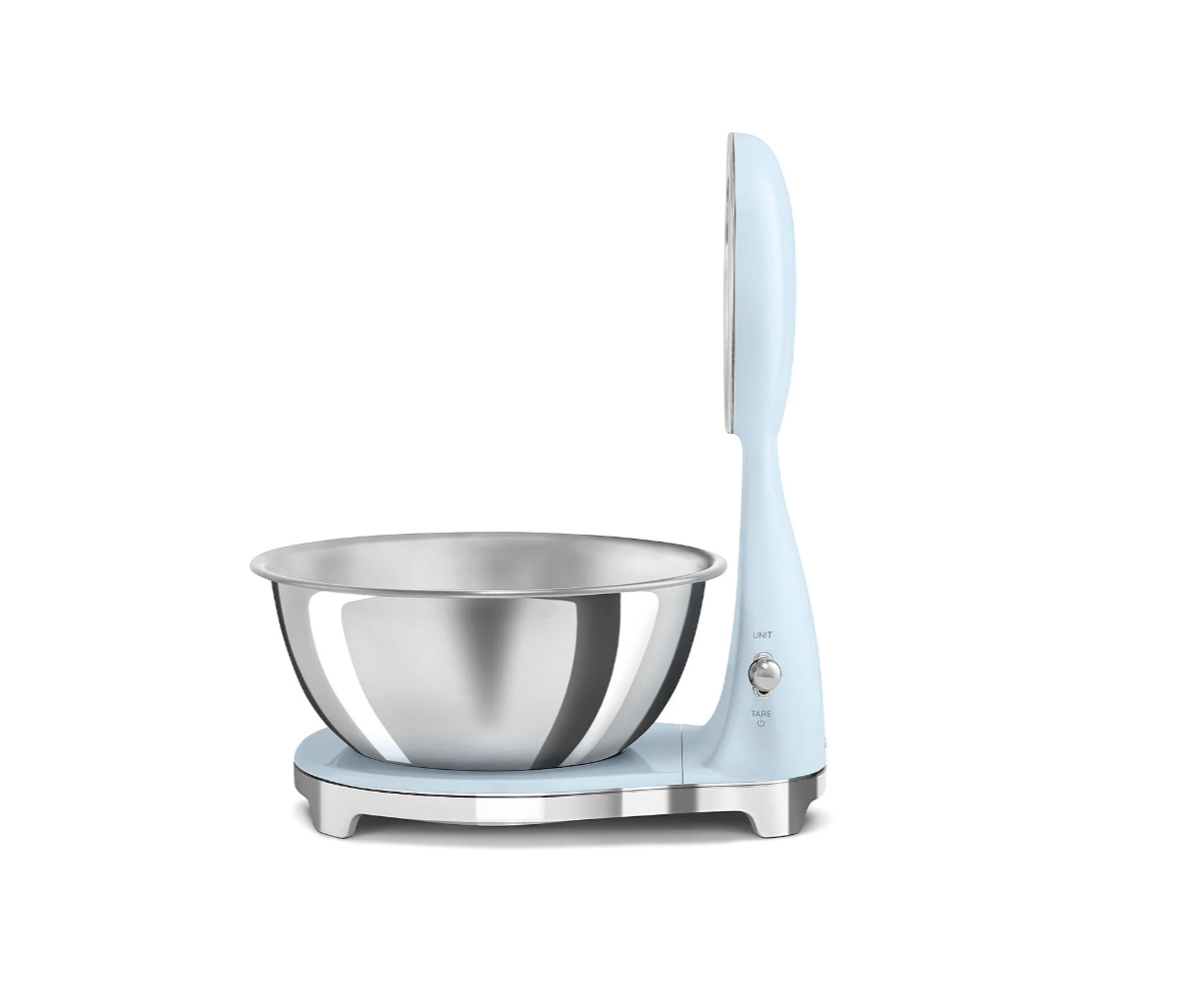 SMEG 50's Style Analogue and digital Kitchen Scale Pastel Blue
