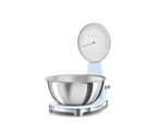 SMEG 50's Style Analogue and digital Kitchen Scale Pastel Blue