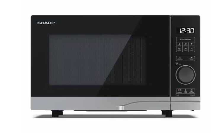 Sharp 20 Litre 700W Solo Digital Microwave, YC-PS204AU-S -Silver
