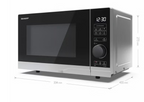 Sharp 20 Litre 700W Solo Digital Microwave, YC-PS204AU-S -Silver