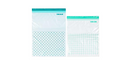 IKEA ISTAD ZigZag Trading Ltd  - Plastic bag Turquoise/light turquoise 30 pack