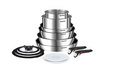 Tefal Ingenio Emotion L897SD74 13 Piece Pan Set - Stainless Steel