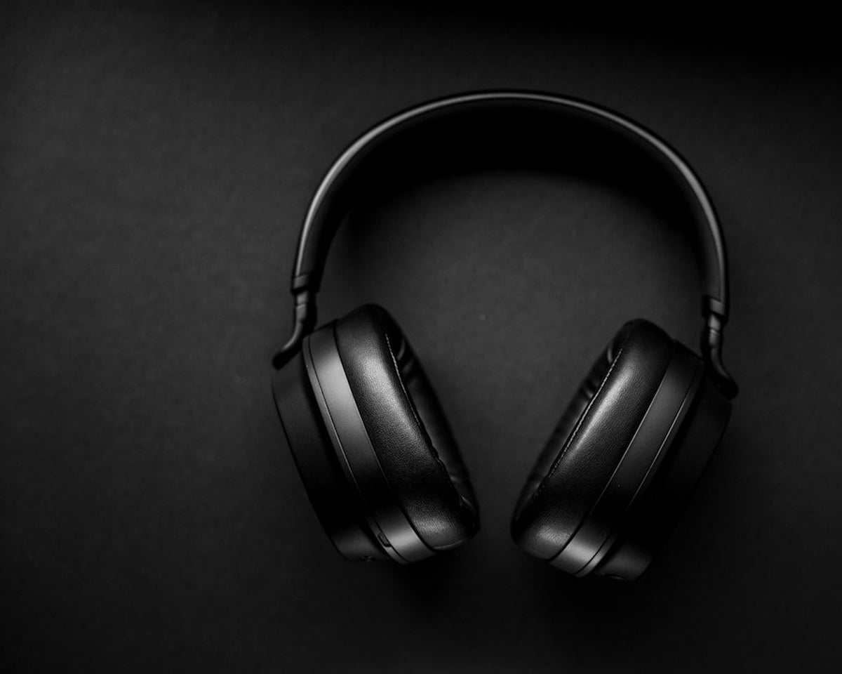 Black over-ear headphones