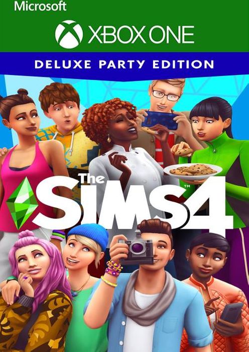 The Sims 4 Deluxe Party Edition - Xbox One  Instant Digital Download