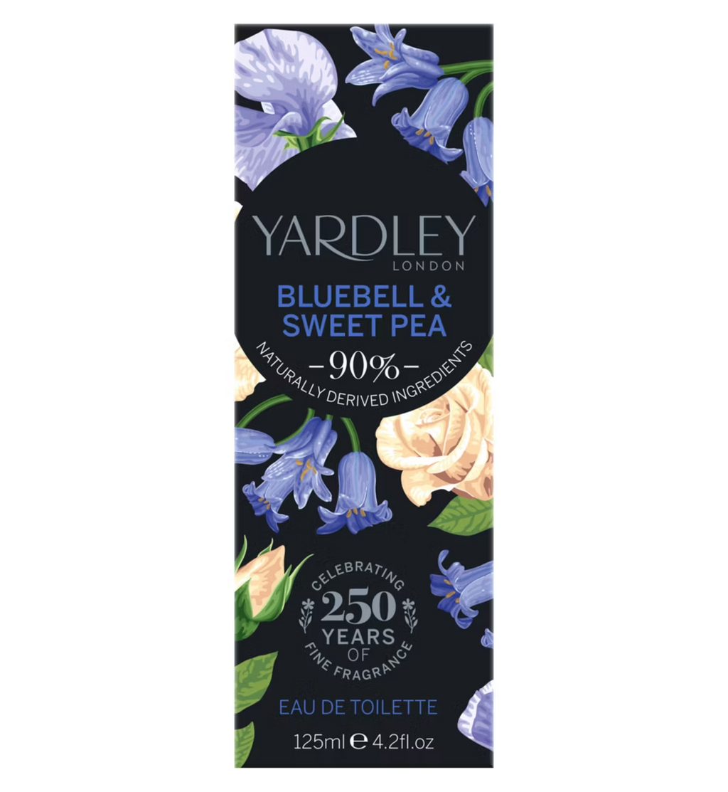 Yardley London Bluebell & Sweetpea Eau De Toilette 125ml