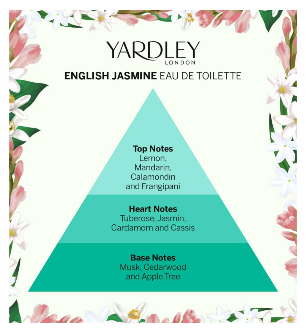 Yardley English Jasmine Eau de Toilette 125ml