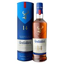 Glenfiddich 14 Year Old Bourbon Barrel Reserve Single Malt Scotch Whisky 70cl